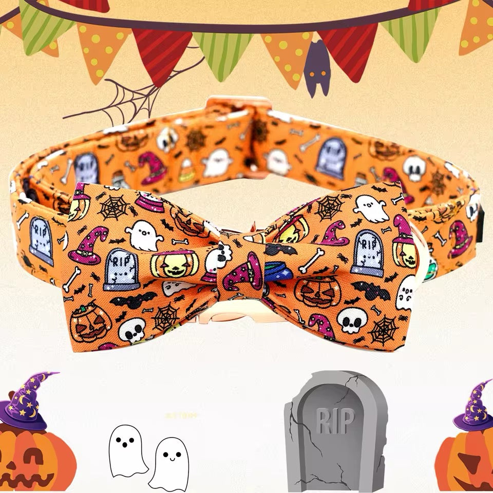 Spooky Szn Dog Collar | Dog Halloween Collar product image 1