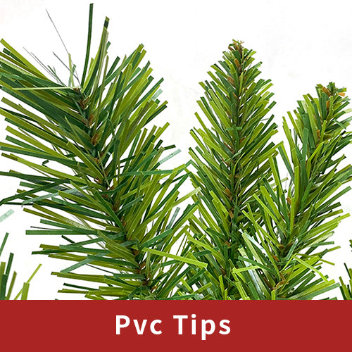 PVC branch tips, close-up