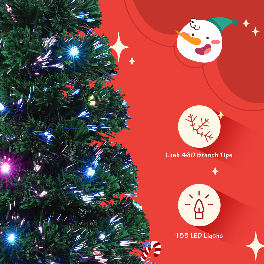 Main tree detail — 460 branch tips and 155 LED lights