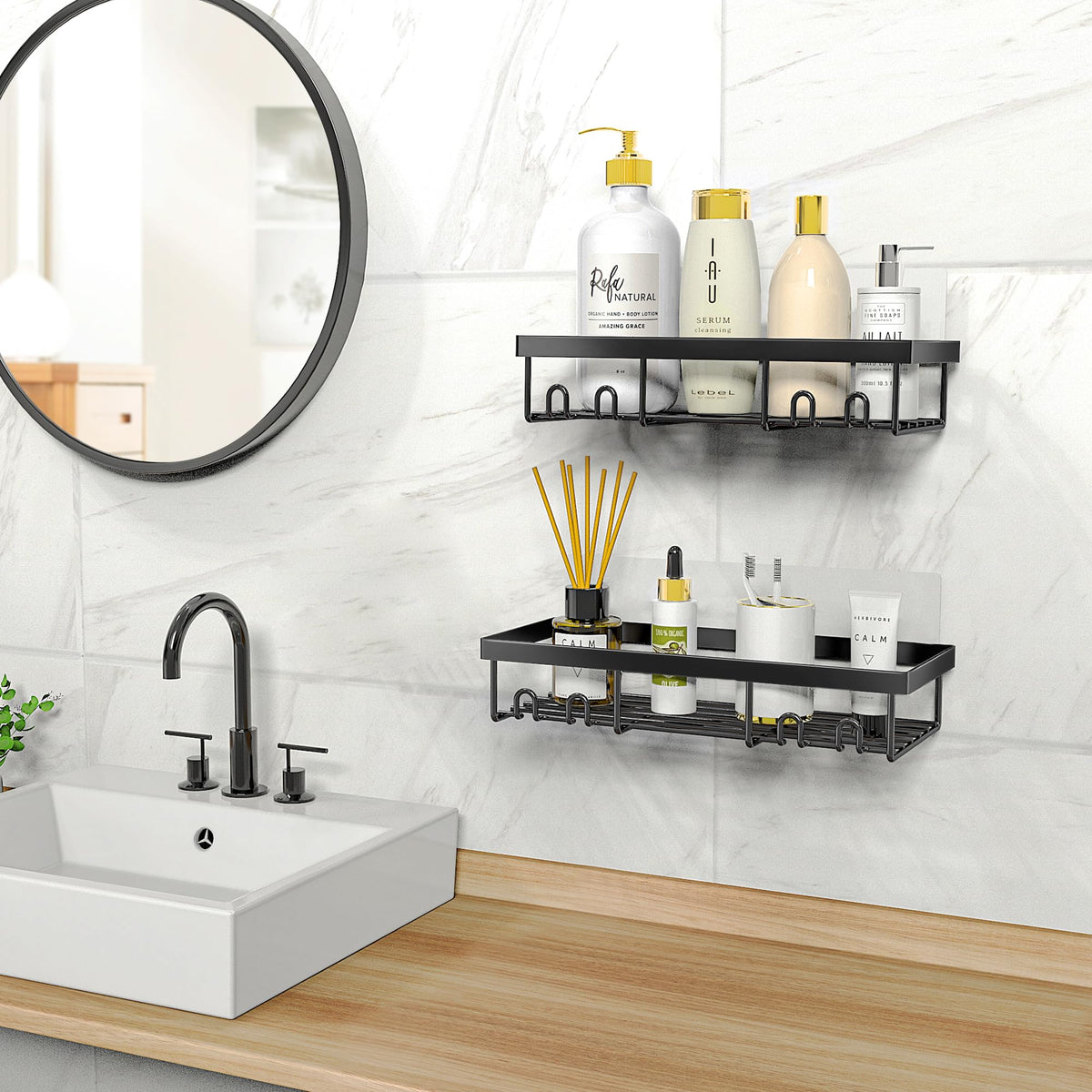 Moforoco Self-Adhesive Shower Caddy Shelf product image 6