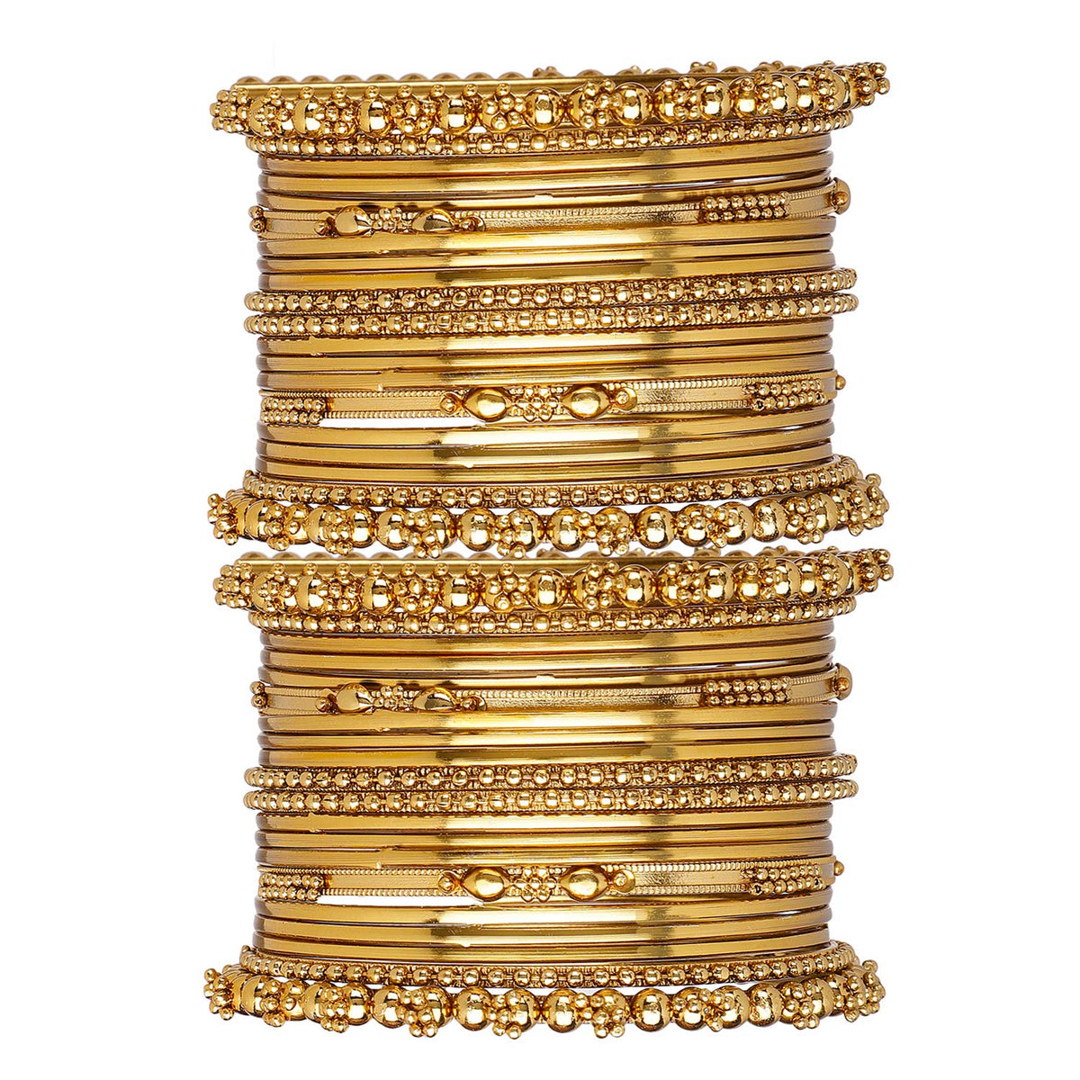 Shining Diva Fashion Set of 40 Bangles Set for Women | Oxidised Silver Plated Celebrity Inspired Jewellery | Latest Stylish Traditional Bangle for Girls and Women