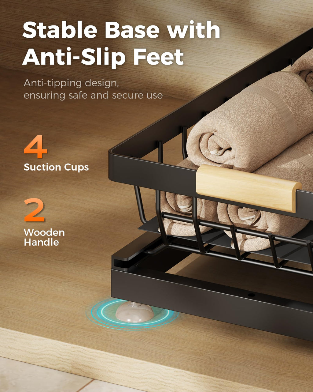 Sevenblue Adjustable 2-Tier Under-Sink Organizer — 2-Pack product image 7