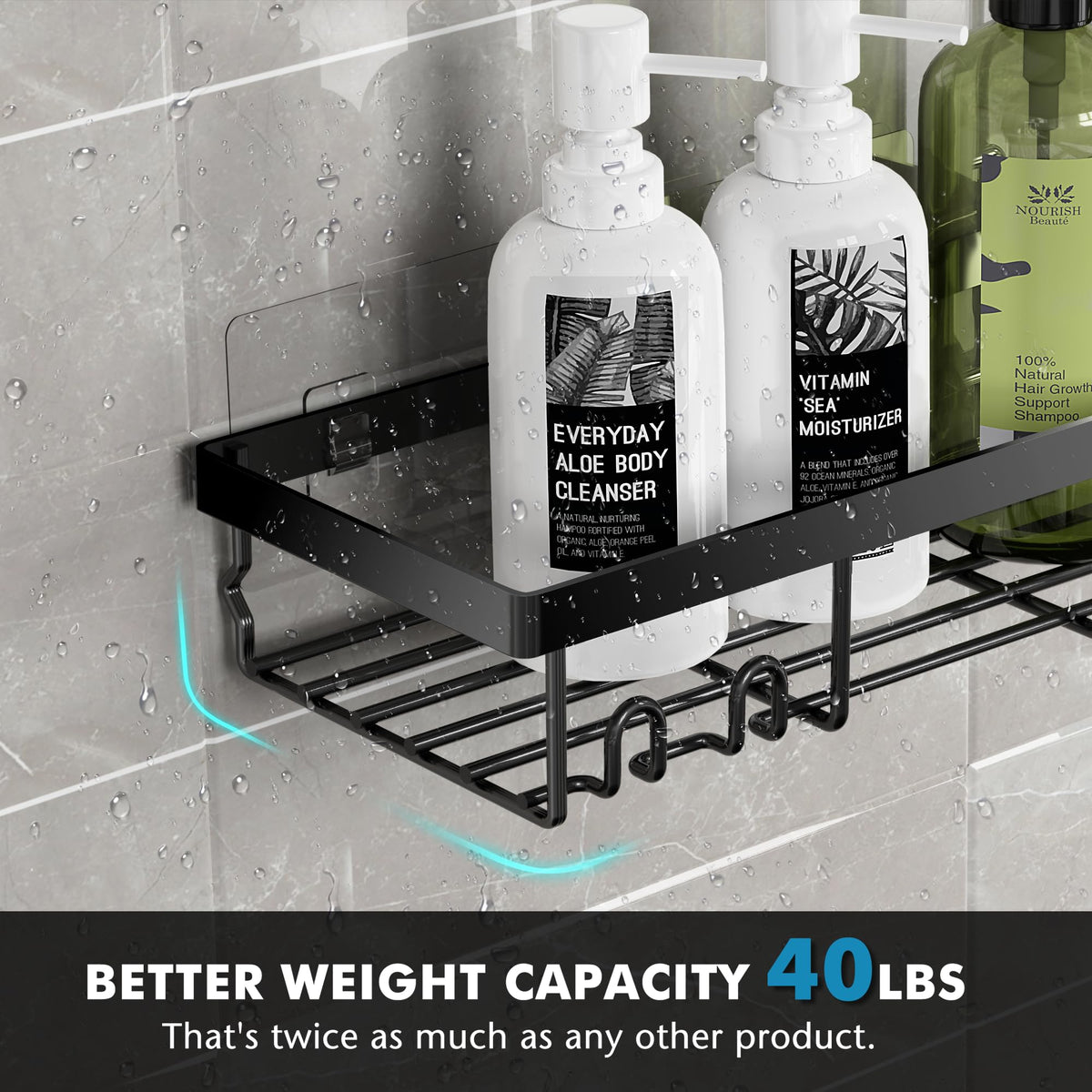 Moforoco Self-Adhesive Shower Caddy Shelf product image 5
