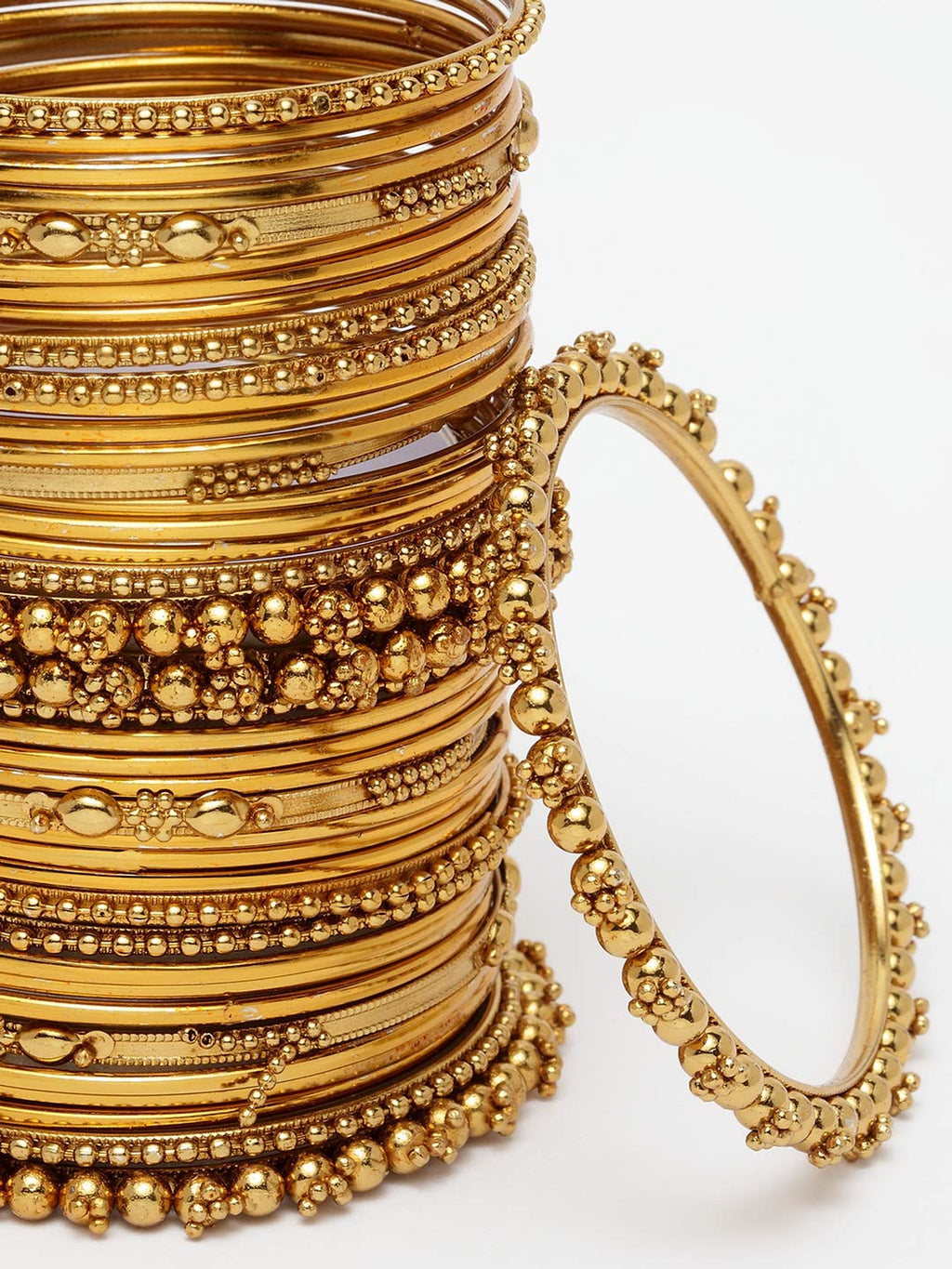 Shining Diva Fashion Set of 40 Bangles Set for Women | Oxidised Silver Plated Celebrity Inspired Jewellery | Latest Stylish Traditional Bangle for Girls and Women