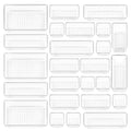 Vtopmart 25-Piece Clear Drawer Organizer Set product image 1