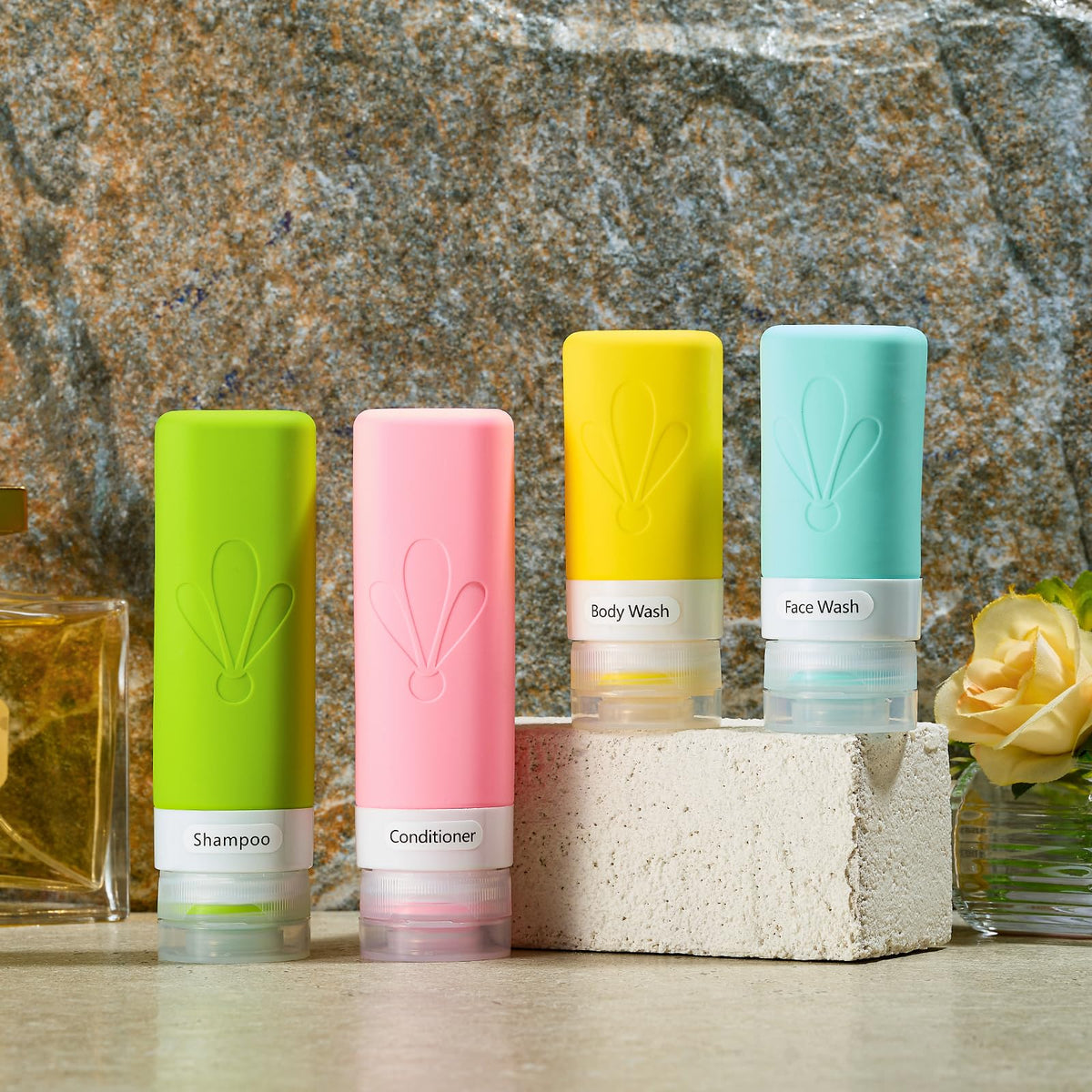 17-Piece Travel Toiletry Bottle Set