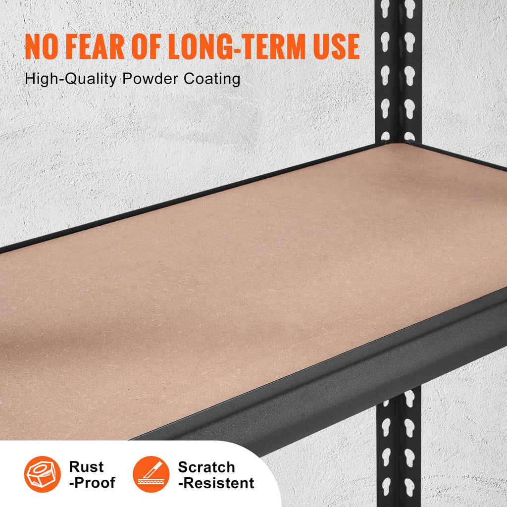 VEVOR 5-Tier Heavy-Duty Storage Shelving — 36 × 18 × 72 in product image 3