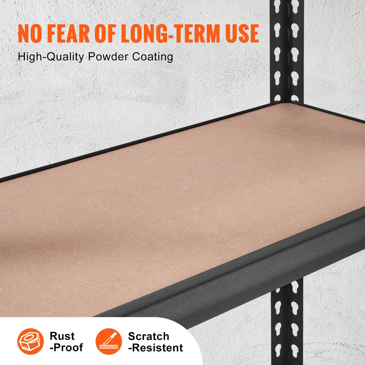 VEVOR 5-Tier Heavy-Duty Storage Shelving — 36 × 18 × 72 in product image 3