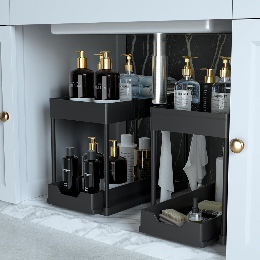 Sliding 2-Tier Under-Sink Organizer — 2-Pack product image