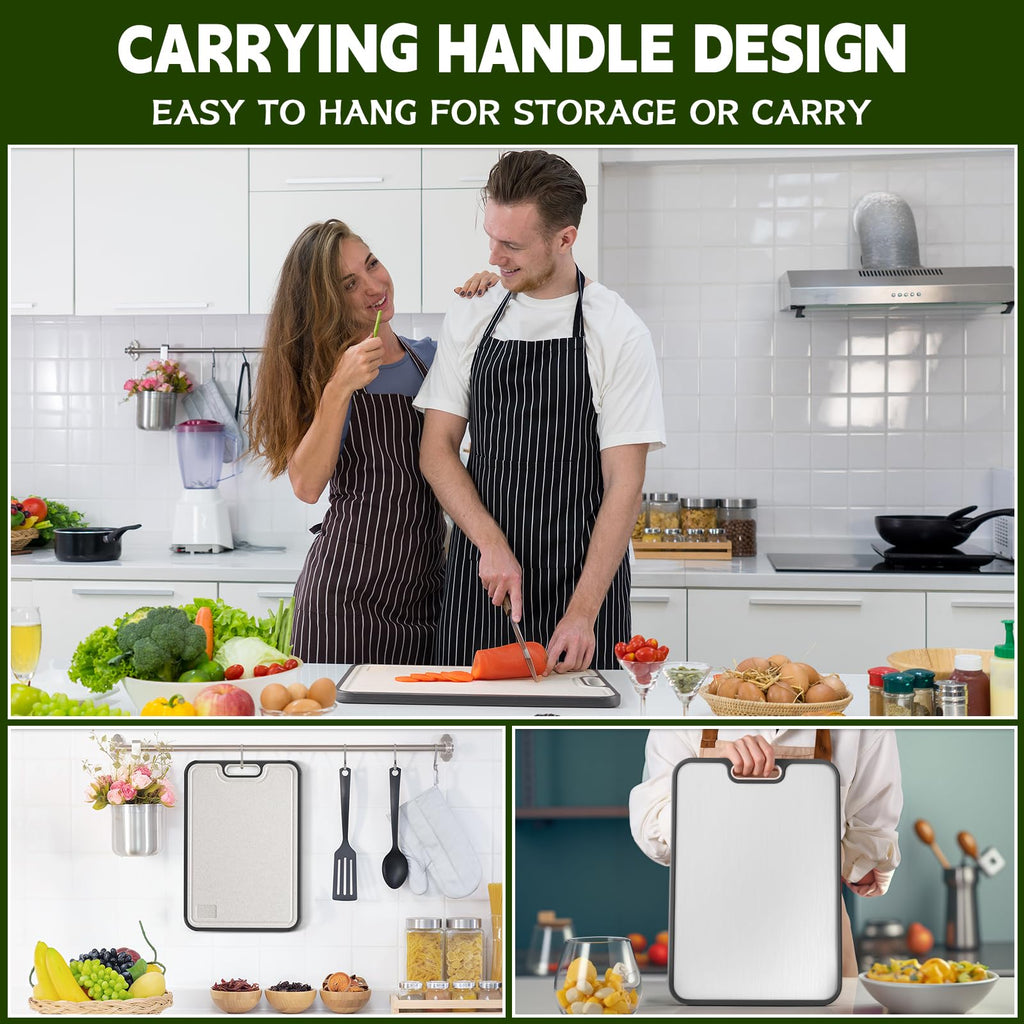 Double-Sided Titanium Cutting Board — 16 × 11 in product image 8