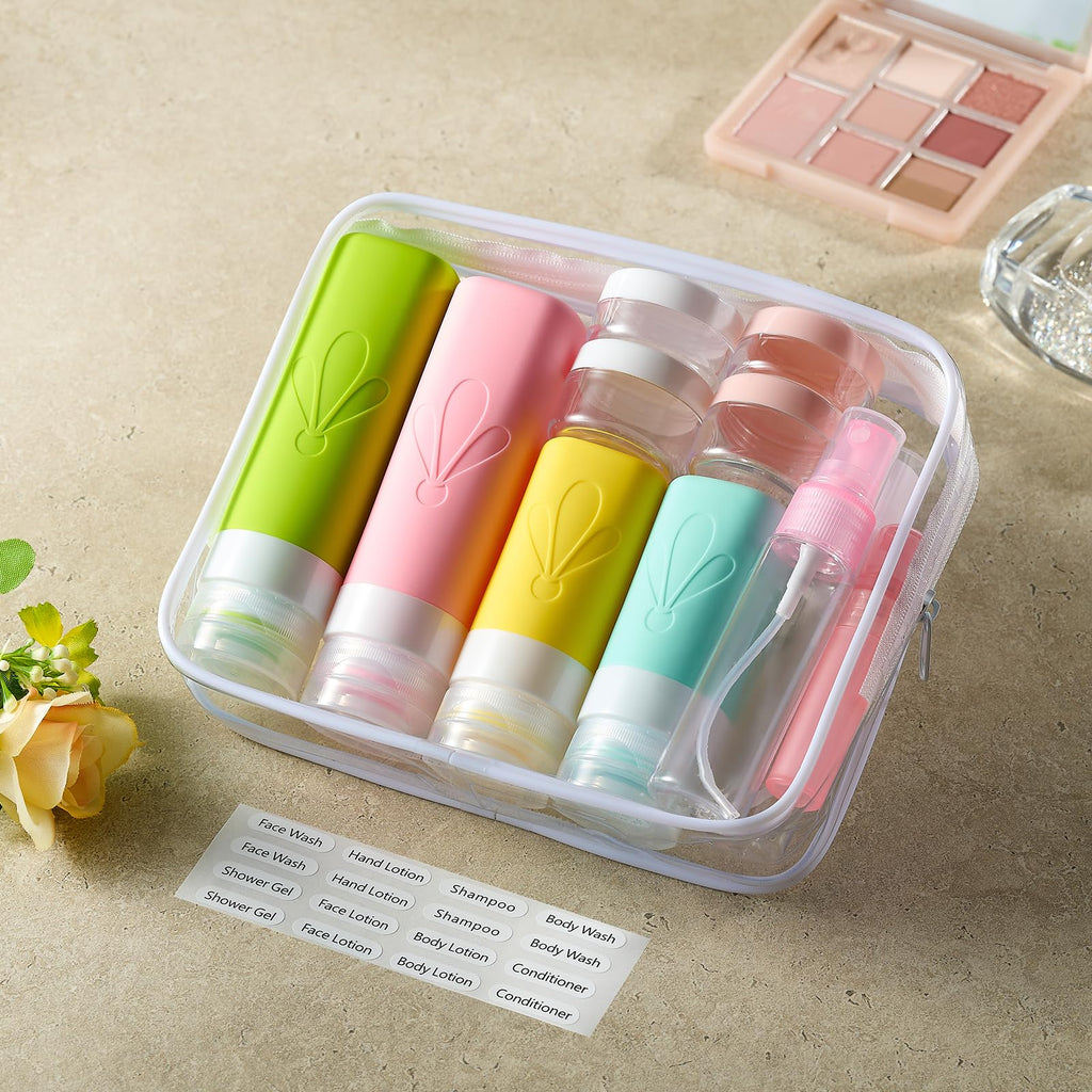 17-Piece Travel Toiletry Bottle Set