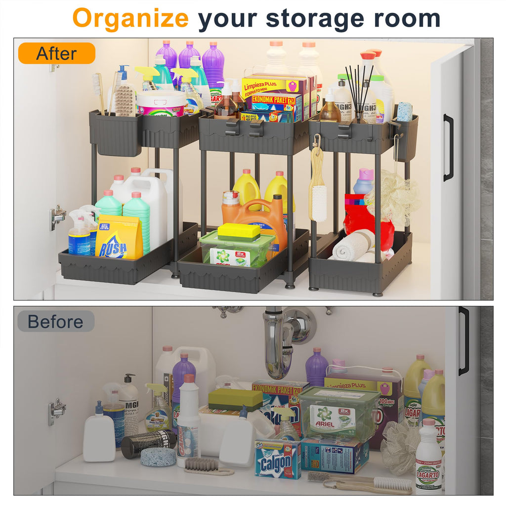 Sevenblue 3-Pack Under-Sink Organizers product image 3