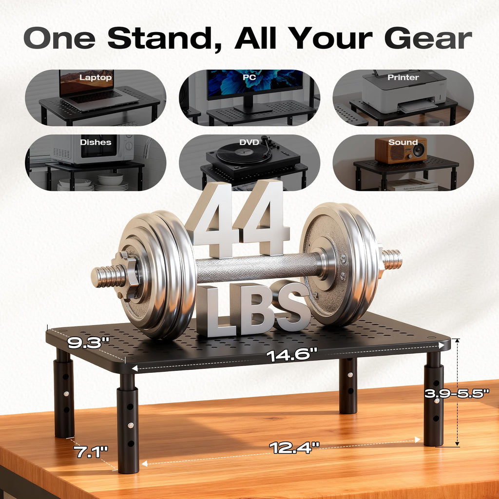 Adjustable 3-Height Monitor Stand Riser product image 3