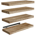 AMADA Natural Wood Floating Shelves — Set of 4 product image