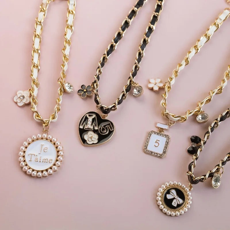 Coco Charm Dog Necklace | Elegant Pet Jewelry Accessory product image 2