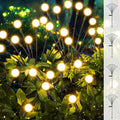 iBaycon Solar Firefly Garden Lights, 4 Pack – Warm White, Auto On/Off, IP65 Waterproof
