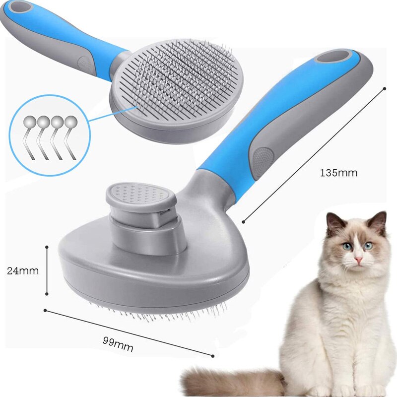 Pet Grooming Slicker Brush for Long Hair