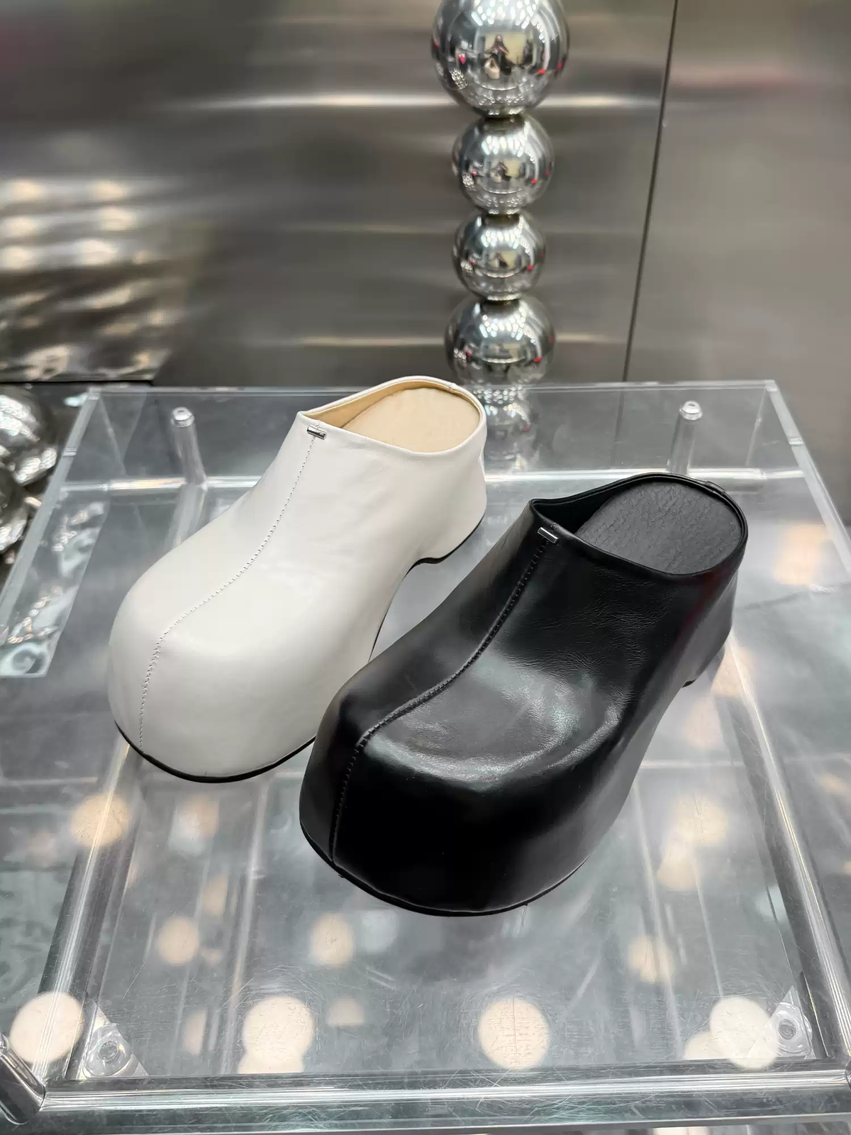 Women's Leather Platform Sandals