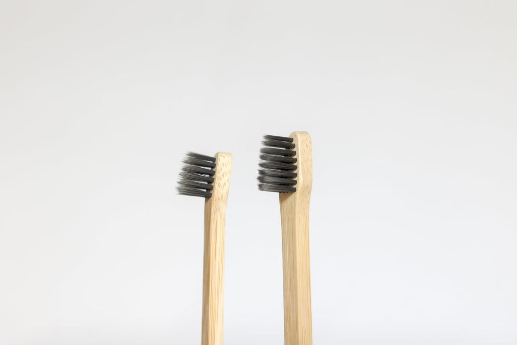 Drby bamboo pet toothbrush brush heads in two sizes
