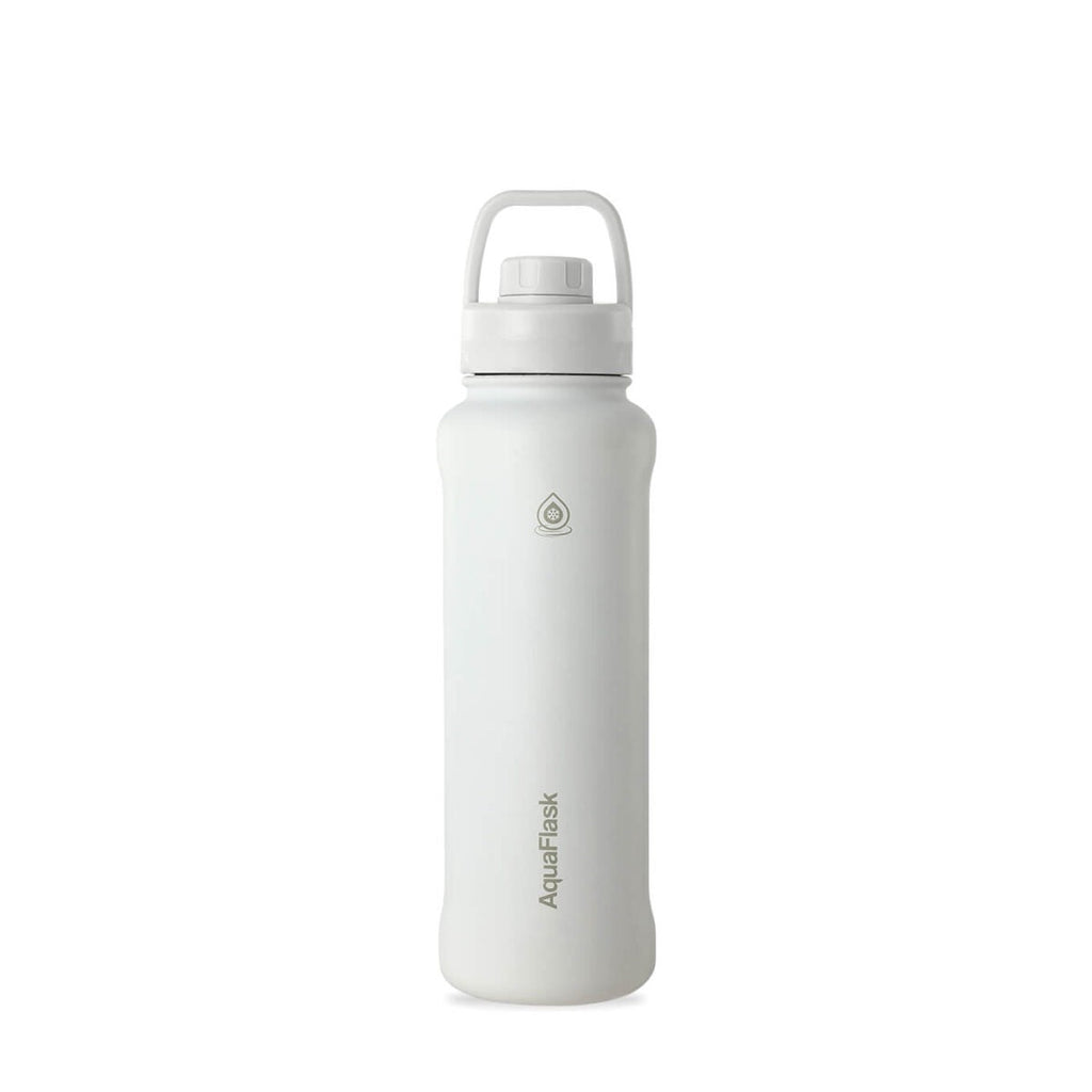AquaFlask 1080ml (40oz) Stainless Steel Water Bottle with Sports Lid – Hot & Cold, Leakproof, BPA-Free