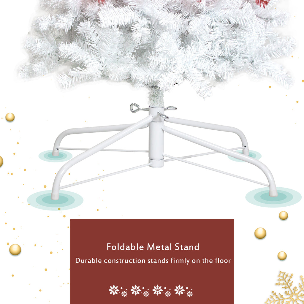 Foldable metal stand of the Santa hat Christmas tree