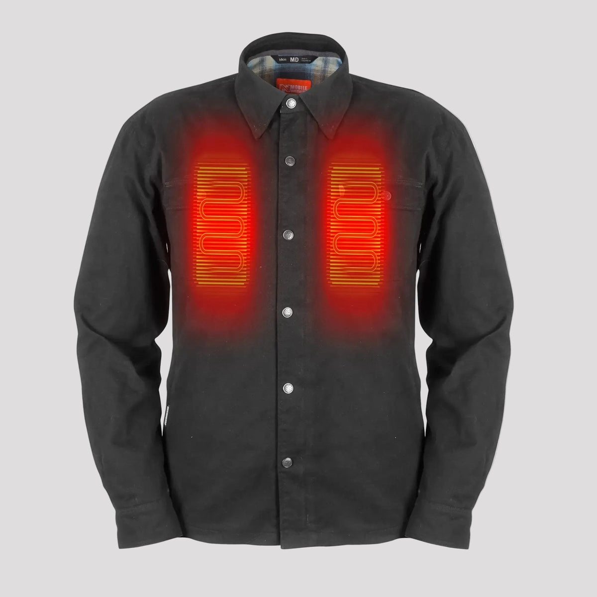 BOL Men's Frontier Heated Jacket – Bluetooth & Button Control, Rechargeable Battery