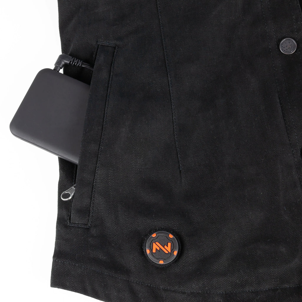 BOL Men's Frontier Heated Jacket – Bluetooth & Button Control, Rechargeable Battery