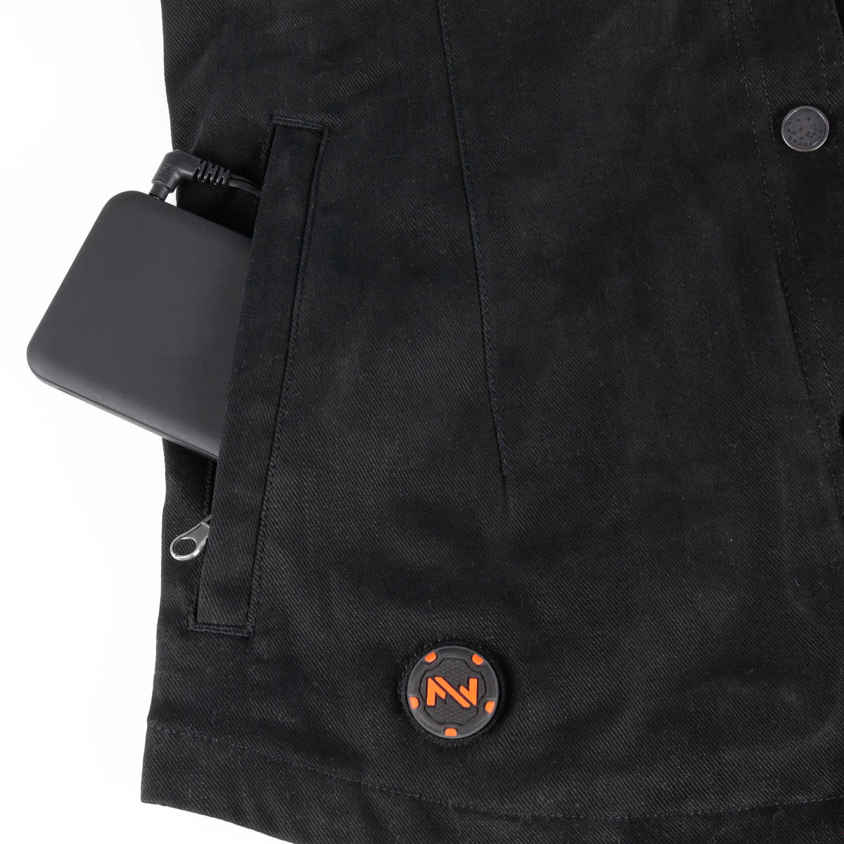 BOL Men's Frontier Heated Jacket – Bluetooth & Button Control, Rechargeable Battery