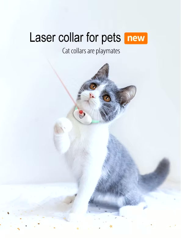 Automatic Laser Collar Toy for Cats