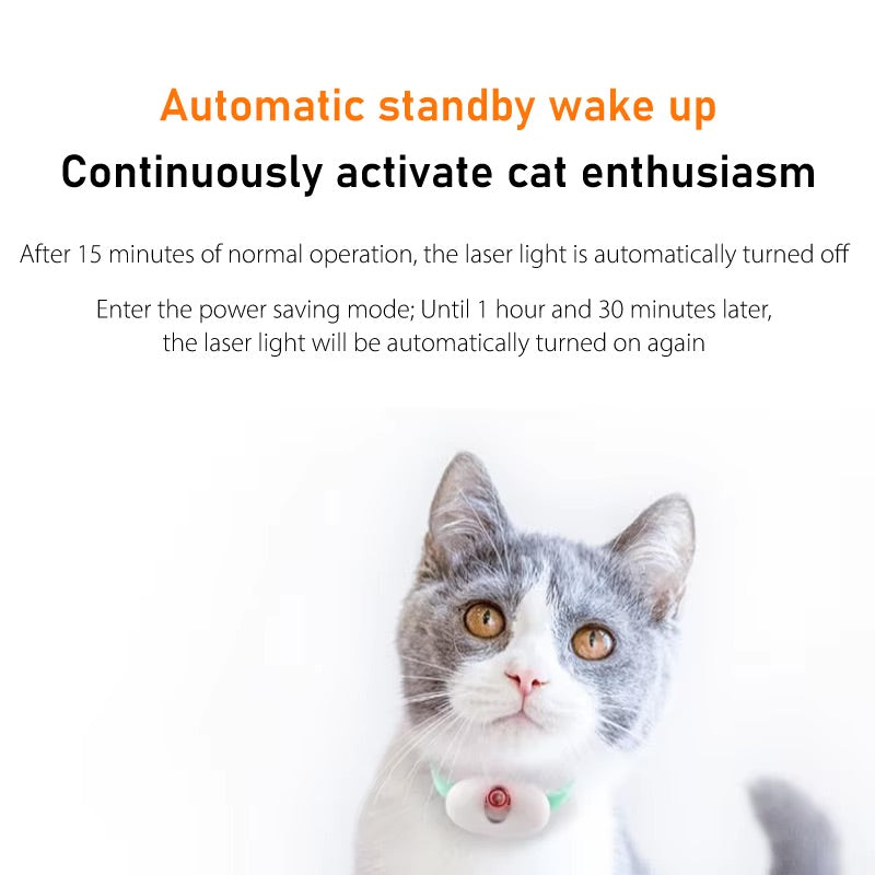 Automatic Laser Collar Toy for Cats