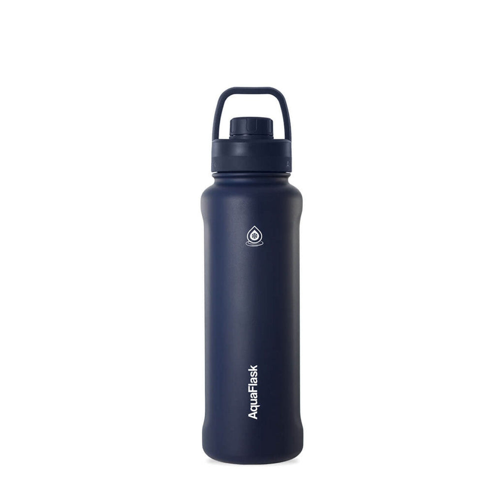 AquaFlask 1080ml (40oz) Stainless Steel Water Bottle with Sports Lid – Hot & Cold, Leakproof, BPA-Free
