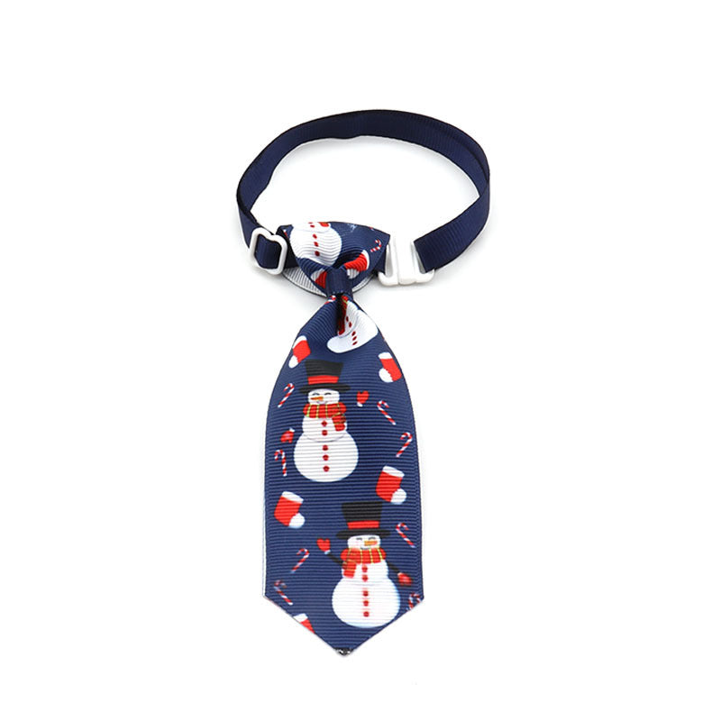 Christmas Pet Tie for Dogs - Festive Holiday Bowtie Neck Tie