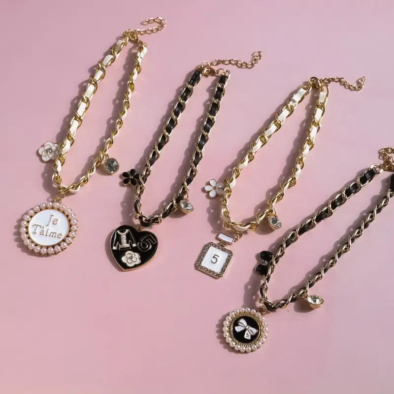Coco Charm Dog Necklace | Elegant Pet Jewelry Accessory product image
