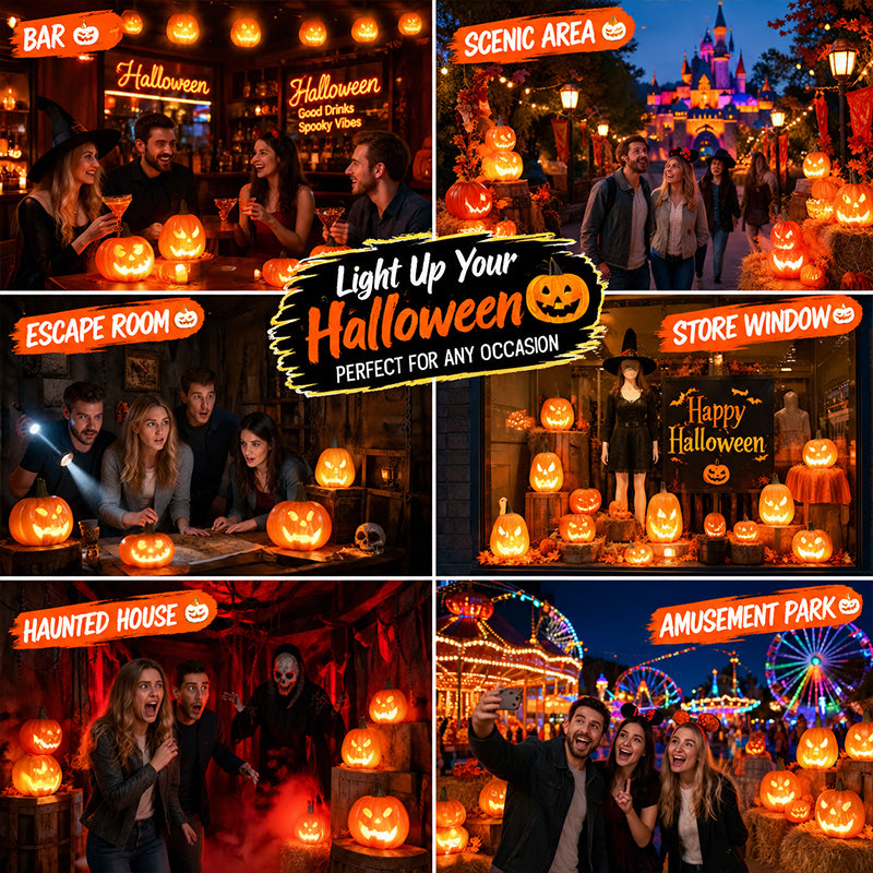 Halloween Pumpkin Lantern Luminous Prop