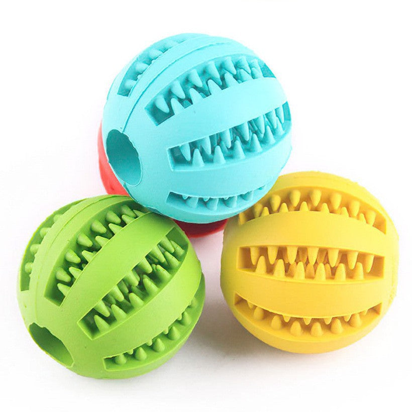 Durable Rubber Bouncing Chew Ball for Pets