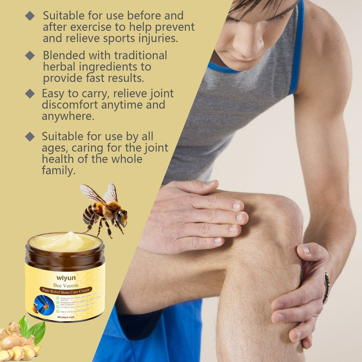 Bee Venom Body Massage Cream