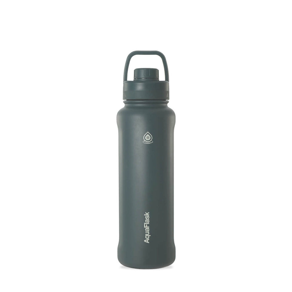 AquaFlask 1080ml (40oz) Stainless Steel Water Bottle with Sports Lid – Hot & Cold, Leakproof, BPA-Free