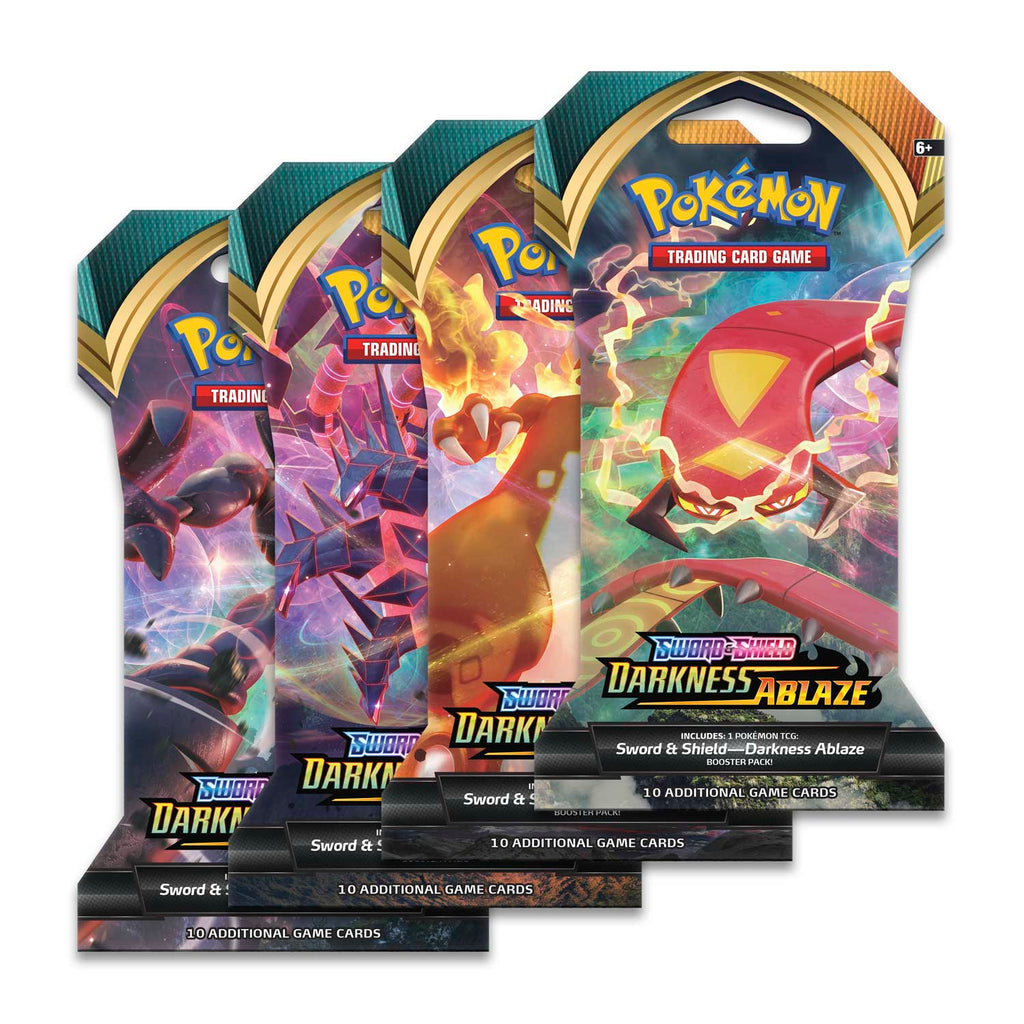 Pokémon TCG - Sword & Shield - Darkness Ablaze - Sleeved Booster Pack product image 1