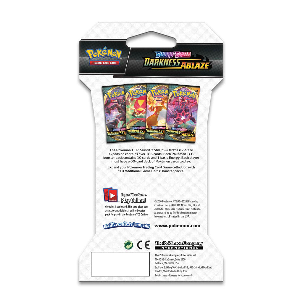 Pokémon TCG - Sword & Shield - Darkness Ablaze - Sleeved Booster Pack product image 6