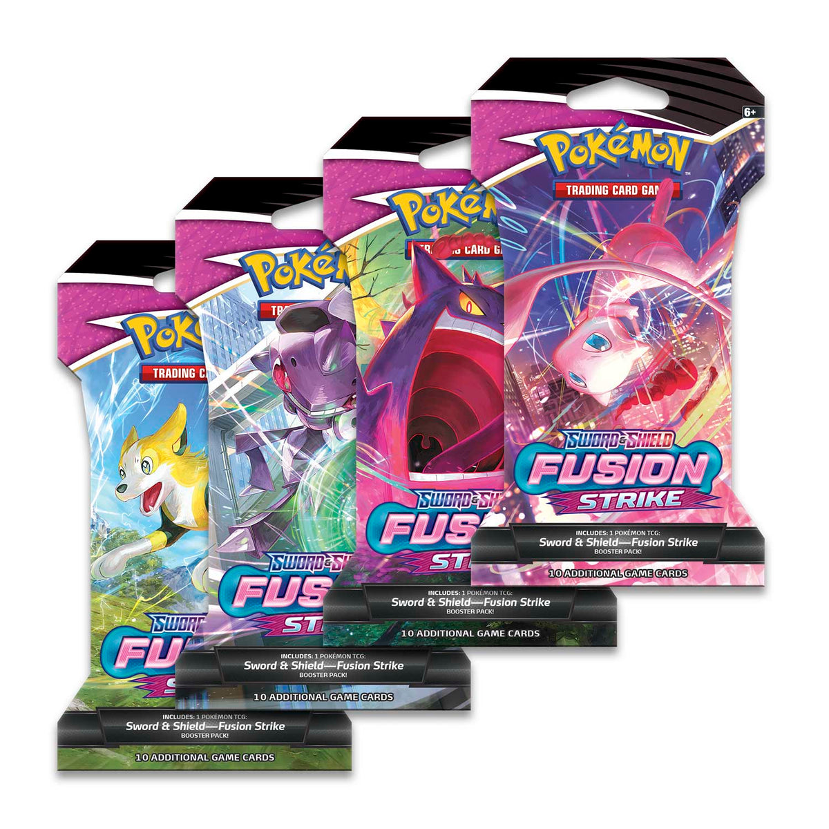 Pokémon TCG - Sword & Shield - Fusion Strike - Sleeved Booster Pack product image 1