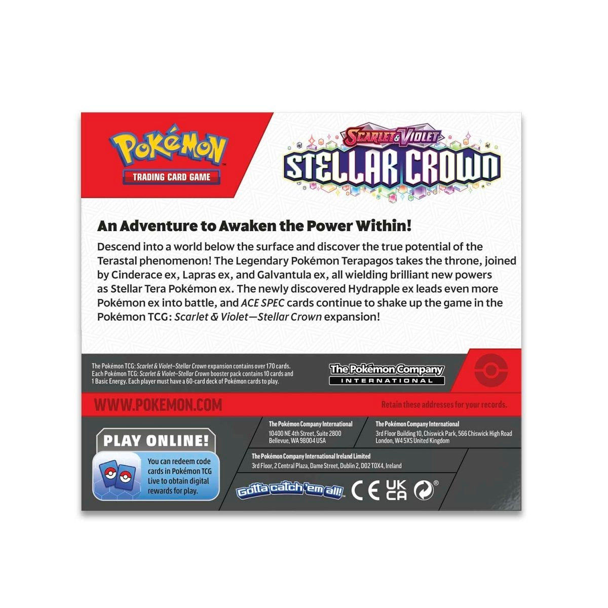 Pokémon TCG - Scarlet & Violet - Stellar Crown - Booster Box product image 3