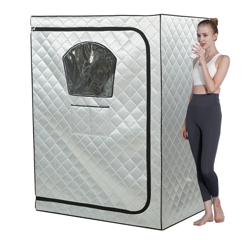 2 Person Steam Sauna Portable Sauna Tent for Home, Large Space