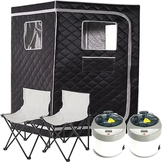 2 Person Steam Sauna Portable Sauna Tent for Home, Large Space