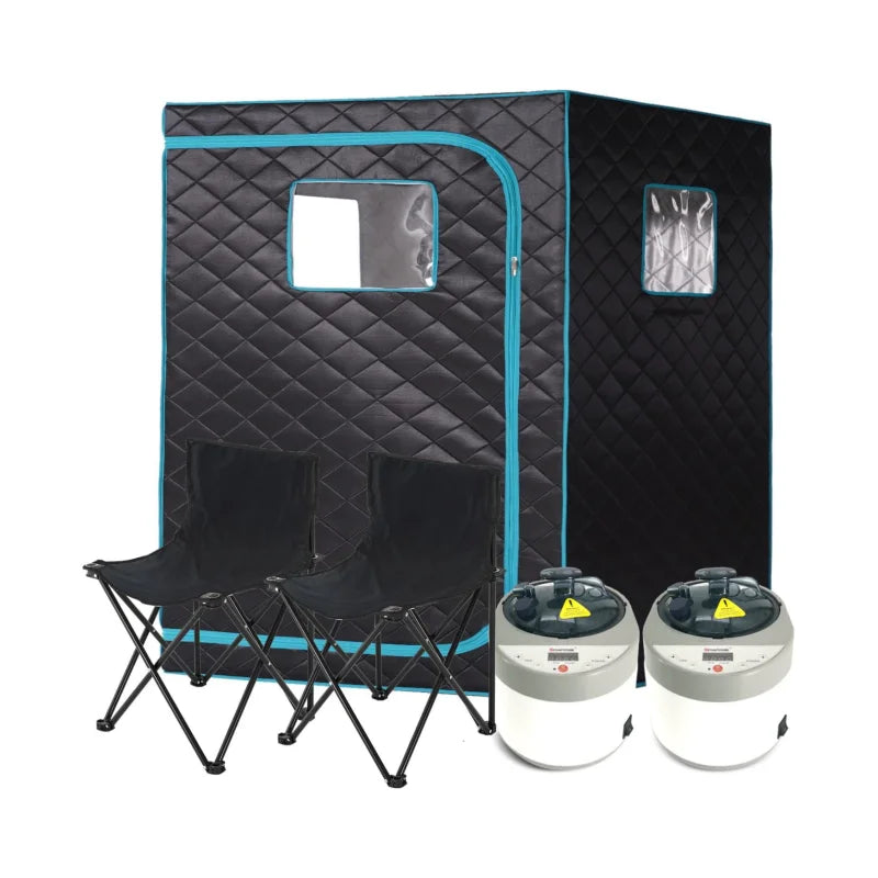 2 Person Steam Sauna Portable Sauna Tent for Home, Large Space