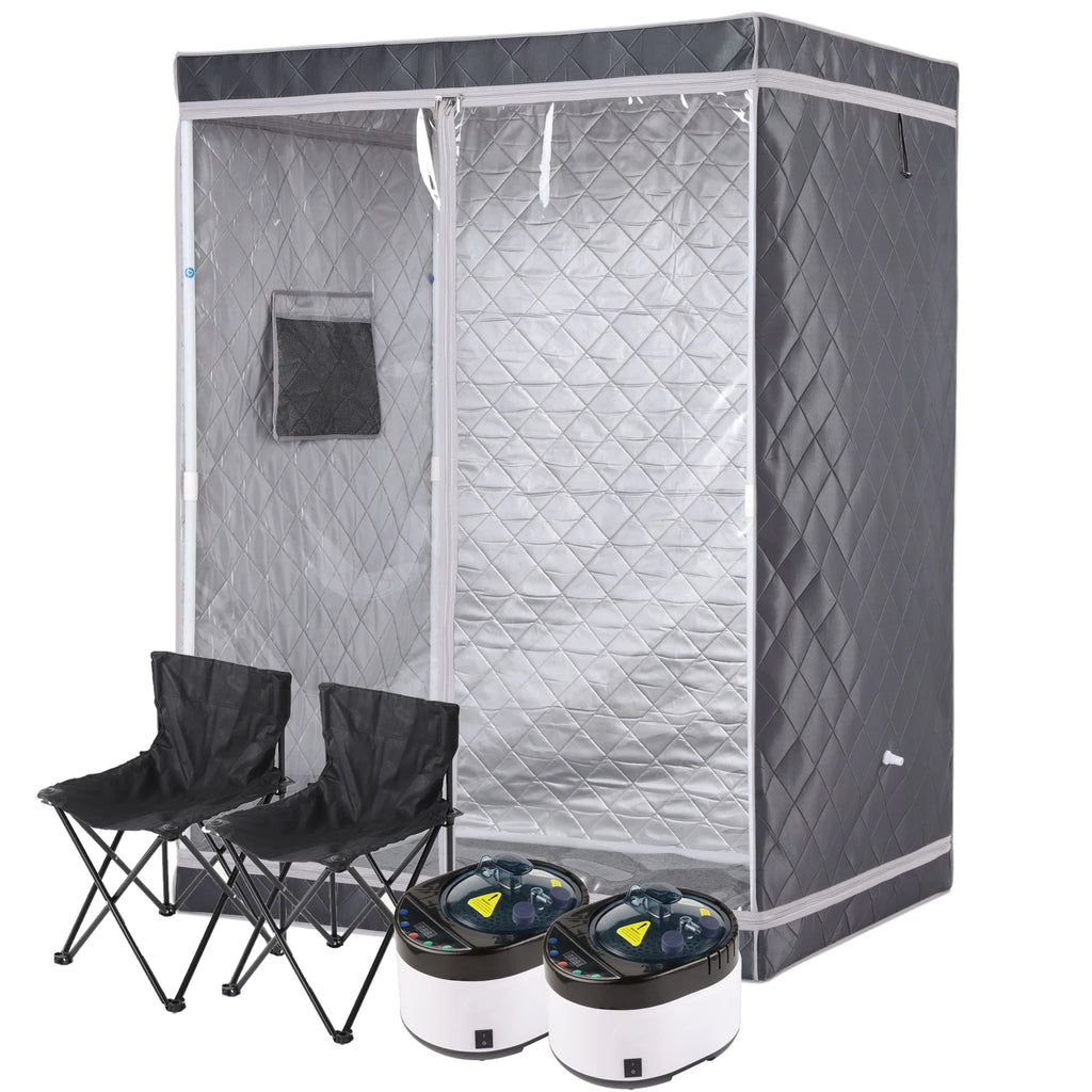 2 Person Steam Sauna Portable Sauna Tent for Home, Large Space