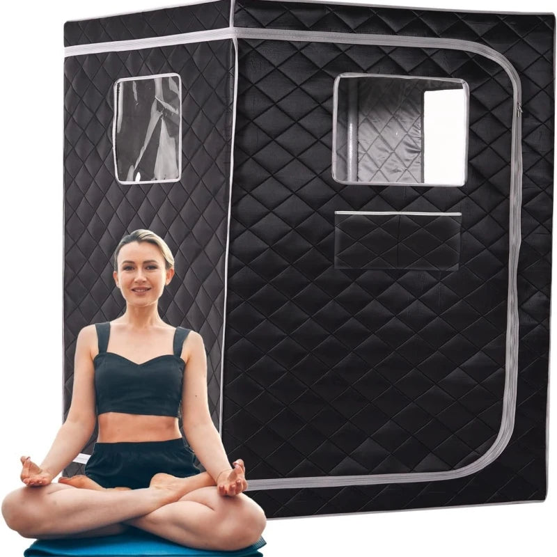 2 Person Steam Sauna Portable Sauna Tent for Home, Large Space