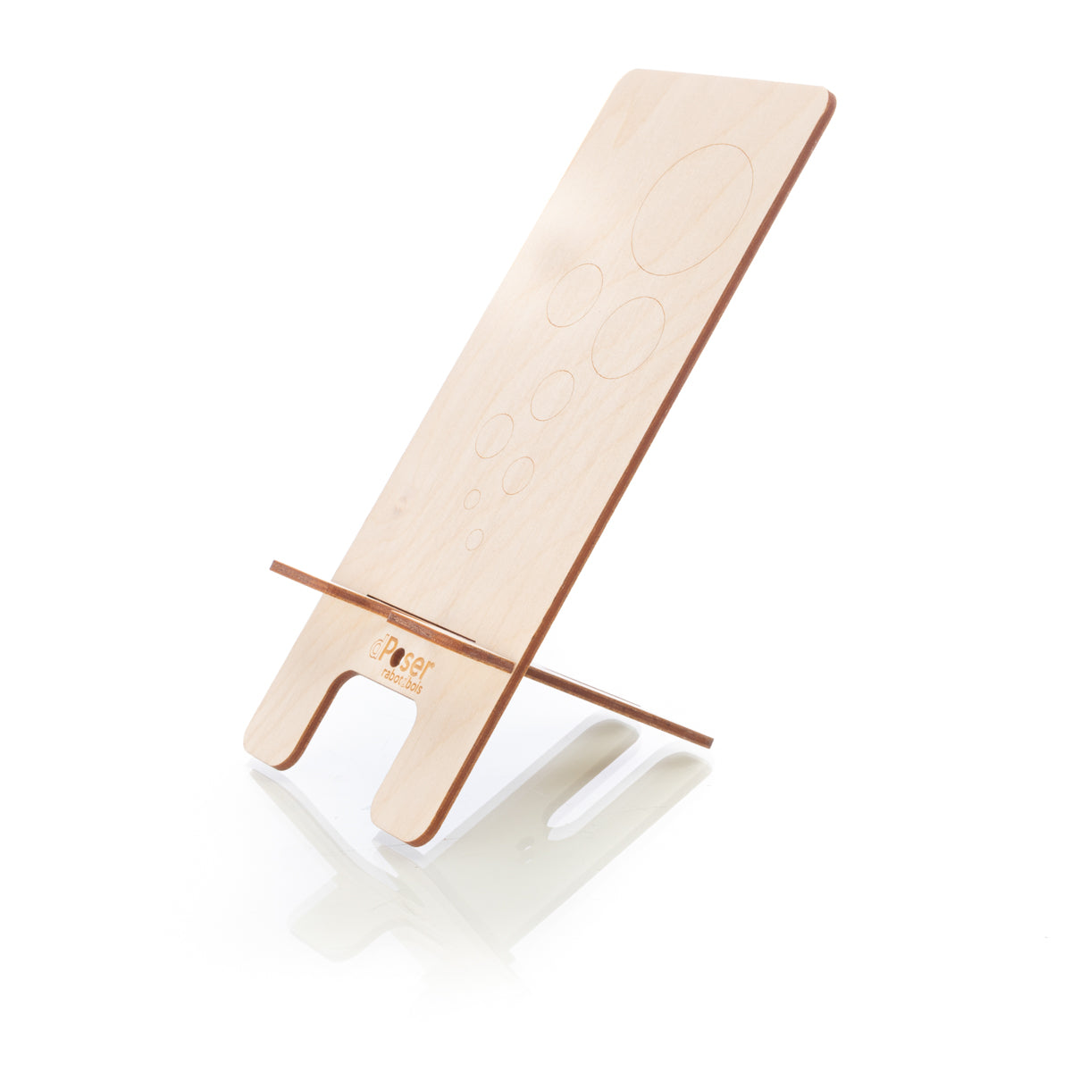Support en bois pour cellulaire le “D-Poser” product image 3