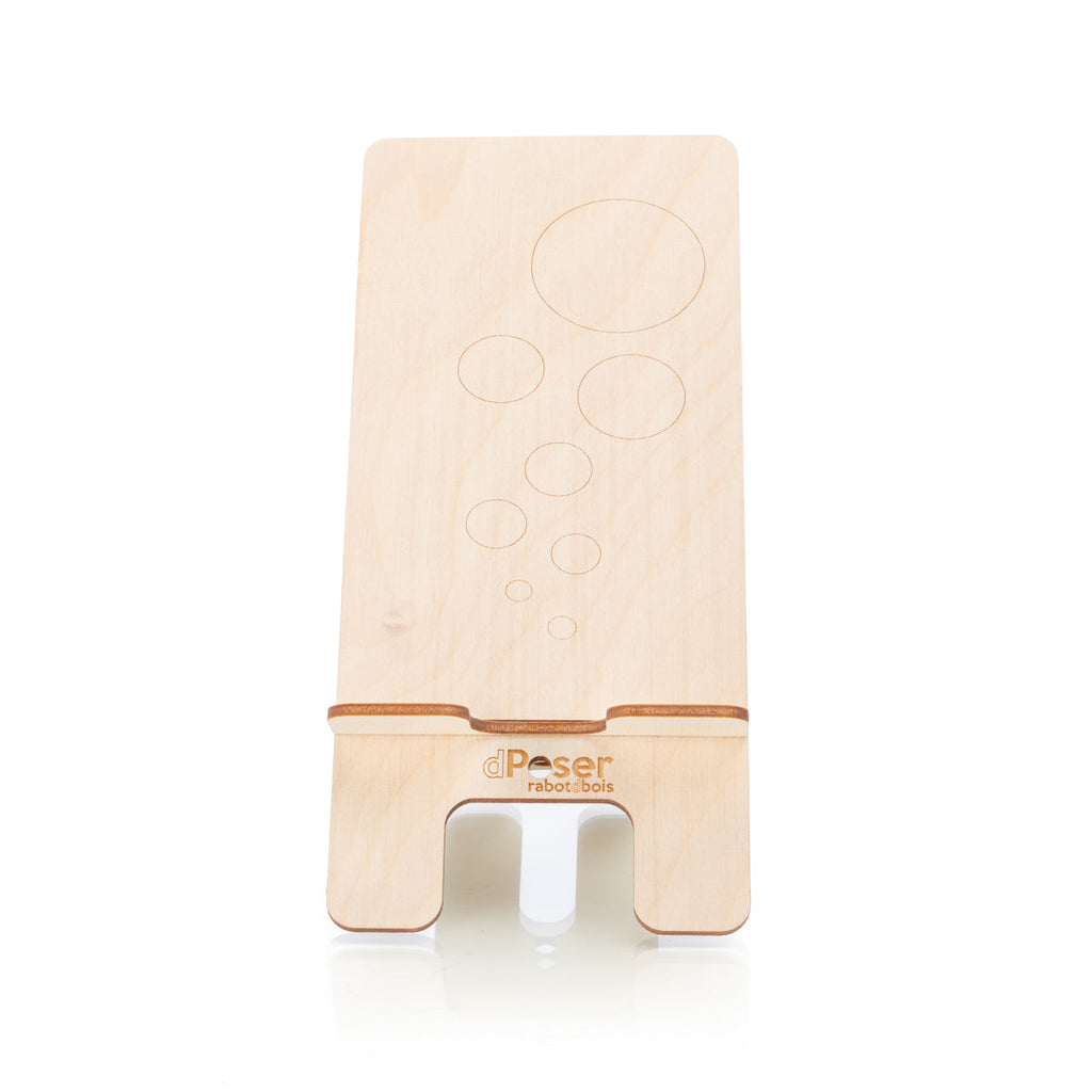 Support en bois pour cellulaire le “D-Poser” product image 2