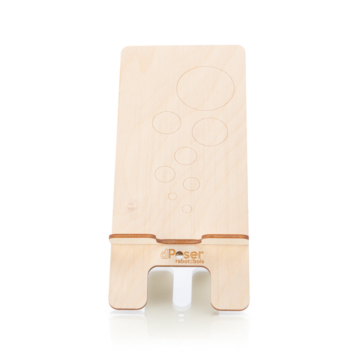 Support en bois pour cellulaire le “D-Poser” product image 2