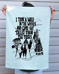 TALL TREES - Organic Cotton & Hemp Tea Towel product image 1